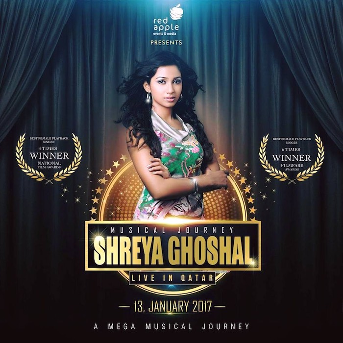 Shreya Ghoshal Live Doha 2017